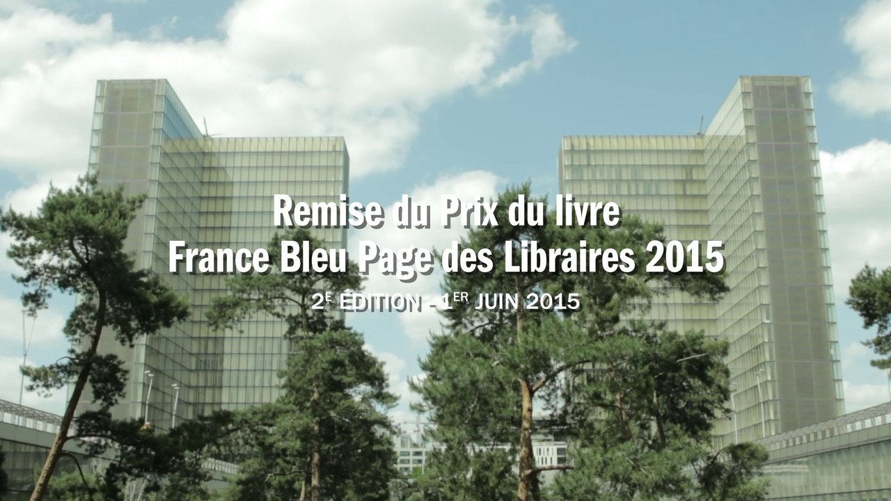 Remise du prix du Livre Pages - France Bleu - 1er Juin 2015