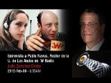 Caso Colmenares - Entrevista a Pablo Navas, Rector UniAndes - Julio Sanchez Cristo, W Radio