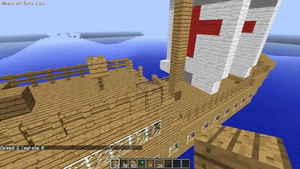 Minecraft: Zeppelin Mod (Pirate Ship)