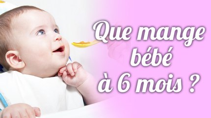 Que mange bébé à 6 mois ? - Vidéo Dailymotion
