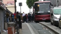 Evacuation du campement de migrants de La Chapelle à Paris