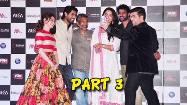 Bahubali Trailer Launch | Karan Johar, Rajamouli, Prabhas, Rana Daggubati, Tamannah, Anushka-Part 3