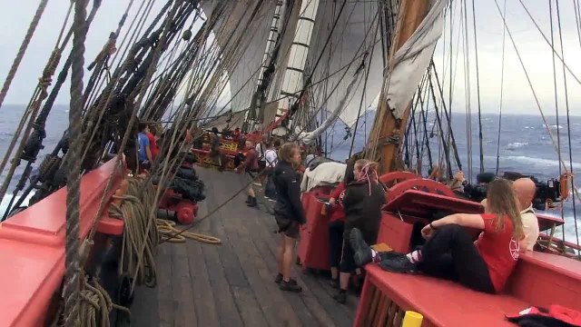 Histoires Littorales à bord de l'Hermione : carnet de bord