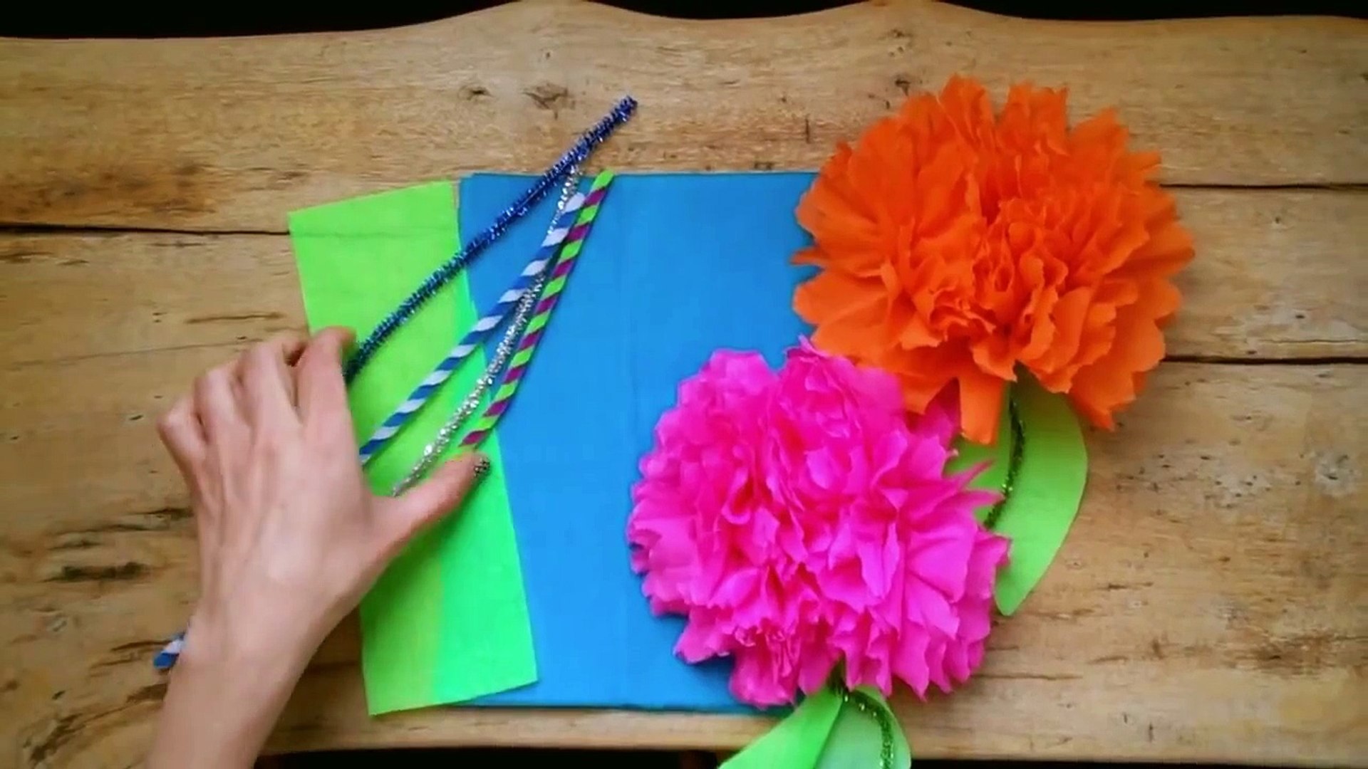 Como Hacer Flores De Papel Crepe Para Muertos | flores