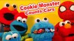 Cookie Monster Count n'Crunch Counting Cars from Pixar Cars Micro Drifters Lightning McQueen,