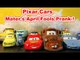 Disney Pixar Cars Mater April Fools Day Prank in Radiator Springs   SNOW ?