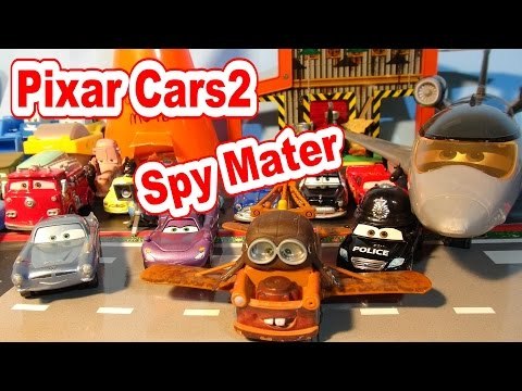 Disney Pixar Cars2 with Spy Mater Saves the World from Screaming Banshee and the Lemons