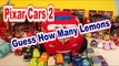 Disney Pixar Cars Lightning McQueen Carry Case, How Many Pixar  Cars2 Lemons in the Case !