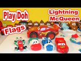 Disney Pixar Cars Play Doh Lightning McQueen Mold , We make Play Doh Flags from Different Countries