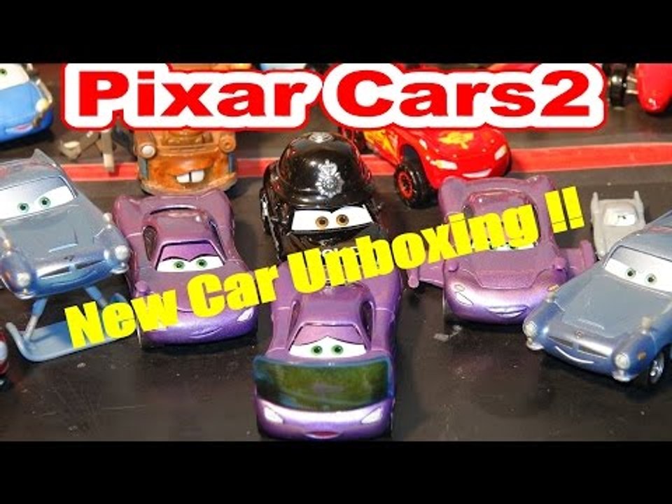 Pixar Cars 2 New Car Unboxing , Holly Shiftwell with Screen, with Lightning McQueen, Mater, Finn McM