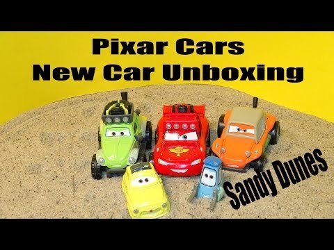 Pixar Cars, new Car Unboxing, Sandy Dunes from The Radiator Springs 500 !!