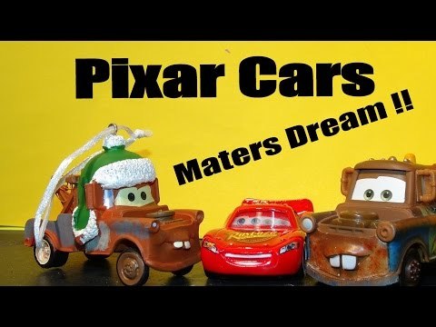 Pixar Cars Mater, Christmas Decoration Mater at Toys-R-Us with new Toys for Christmas even Lightning