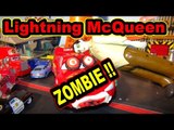 Lightning McQueen Becomes a Zombie for Halloween, he gets bit by a Zombie in Radiator Springs