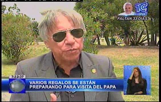 Preparativos para visita del Papa Francisco