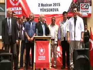 Perinçek Yüksekova’da Kürtçe konuştu