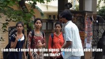 Would You Help A Blind Person? SOCIAL EXPERIMENT | Faith In Humanity Restored