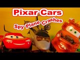Pixar Cars Crashes in Slow Motion with Lightning McQueen, Sidley the Spy Jet, and Cookie Monster