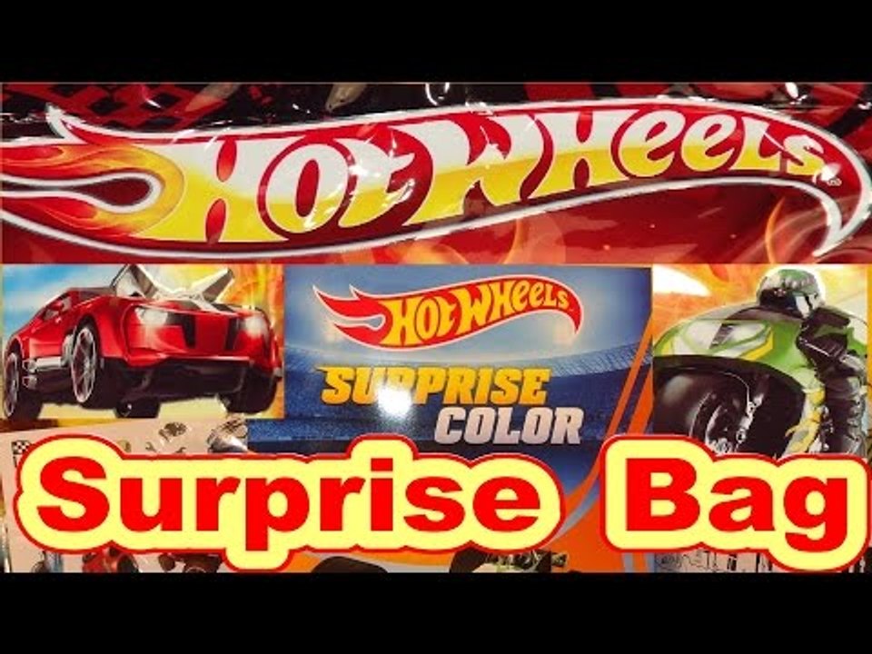 Hot Wheels Surprise Bag , with Coloring Book, Markers, Puzzles and Mazes   Cool !