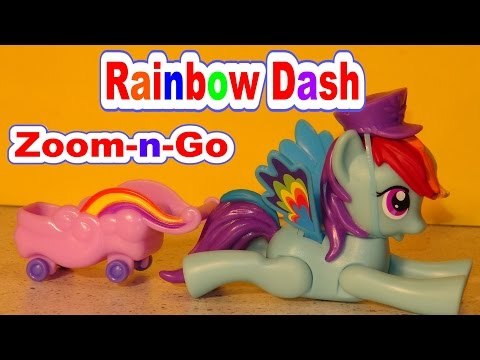 My Little Pony Zoom n Go Rainbow Dash with Zoom and Go Pinkie Pie