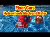 Pixar Cars Hydro Wheels Mater and Hydro Wheels Mack in the Pool