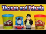 Thomas and Friends, we use Play Doh to build Sir Topham Hatt , the Fat Controller.