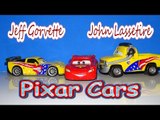 Pixar Cars2 unboxing John Lassetire and Jeff Gorvette