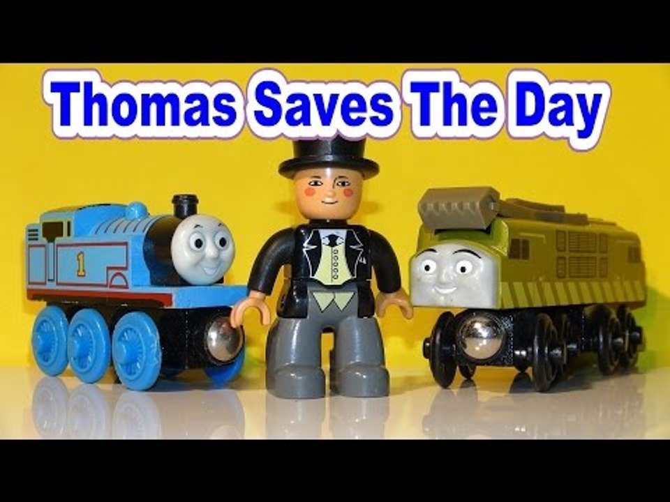 Thomas and Friends, Thomas Saves The Day at the Sodor Srcub and Shine starring Diesel 10