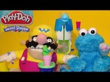 Play Doh Sweet Shoppe Ice Cream for Cookie Monster Count n' Crunch and Wario
