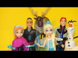 Disney Frozen Queen Elsa, with Anna, Hans, Kristoff, Sven and Olaf the Complete Character Set