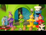 Play Doh Teletubbies and the Cookie Monster Chef , he makes them Healthy Food Choices for a Diet