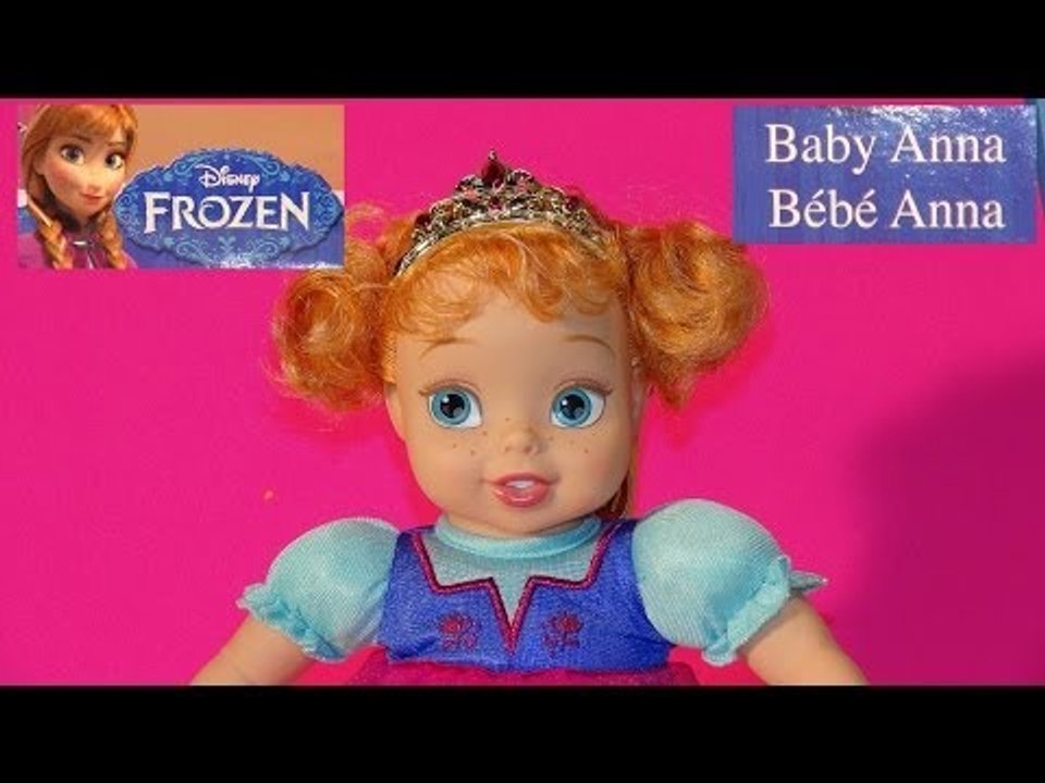 Frozen Disney Princess Anna as a Baby and Frozen Princess Anna Doll, and Olah makes an appearance