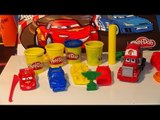 Play Doh Pixar Cars Lightning McQueen,  make Lightning from Play Doh with molds