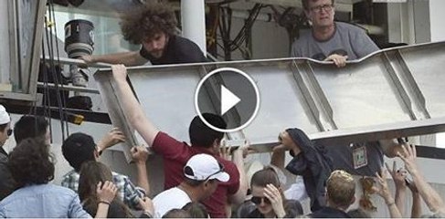 Roland Garros : Une plaque en métal tombe sur les spectateurs!