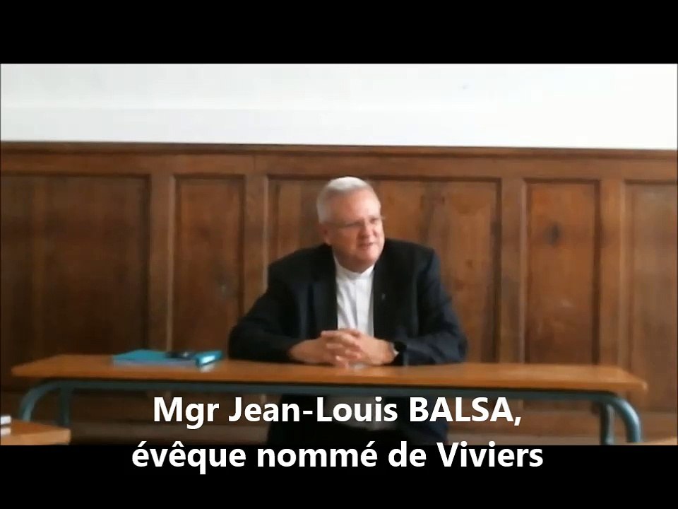 Conférence de Presse de Mgr Balsa - 2 juin 2015 à Viviers