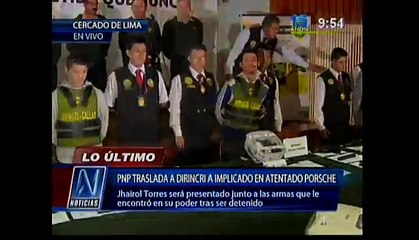 Gerald Oropeza: Presentan a los implicados en ataque a su Porsche
