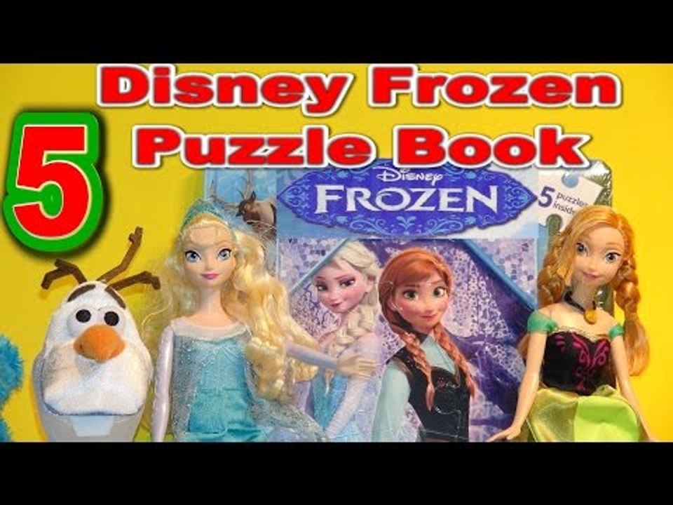 Disney Frozen Queen Elsa, Olaf , Princess Anna, and Kristoff 12 piece Puzzles