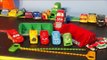 Pixar Cars Lightning McQueen RIPLASH Racers with Lightning McQueen, Chick Hicks,  Funny Car Mater an