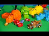 Hungry Hungry Hippo in Pixar Cars Radiator Springs with Lightning McQueen, Mater Sally and more