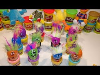 36 Surprise Eggs LEGO Characters in Funny Face Magic Surprise Kinder Style Eggs, Toy Story, Police,