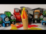 Play Doh Thomas and Friends, we make The Olympic Torch and Thomas takes it around the Isle of Sodor