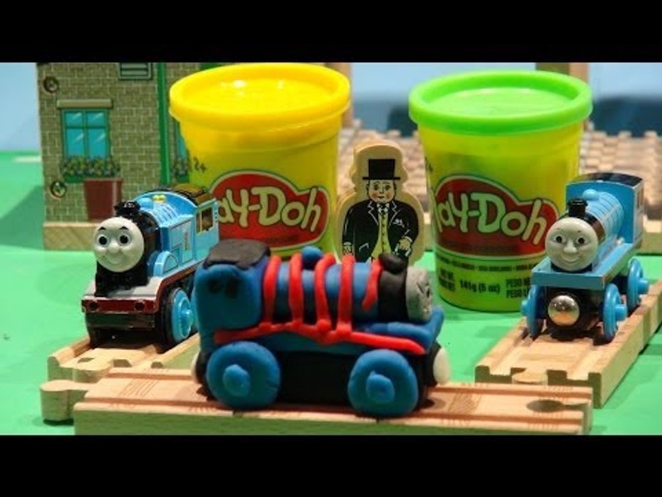 Play Doh Thomas and Friends we make Edward from Play Doh and prank Thomas the Train   lol