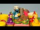 Play Doh Teletubbies and The Cookie Monster Chef , he makes them Turkey Dinner with Vegetables  lol