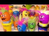 24 Funny Surprise Eggs Kinder Style with Pixar Cars, Thomas , Simpsons, BatMan, Barbie Toy Story Ali