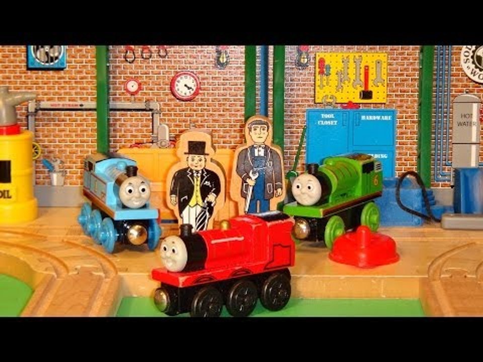 Play Doh Thomas and Friends we make James from Play Doh and Percy pranks Thomas the Train