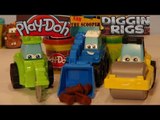 Play Doh Diggin Rigs Sam the Scooper in Pixar Cars Radiator Springs