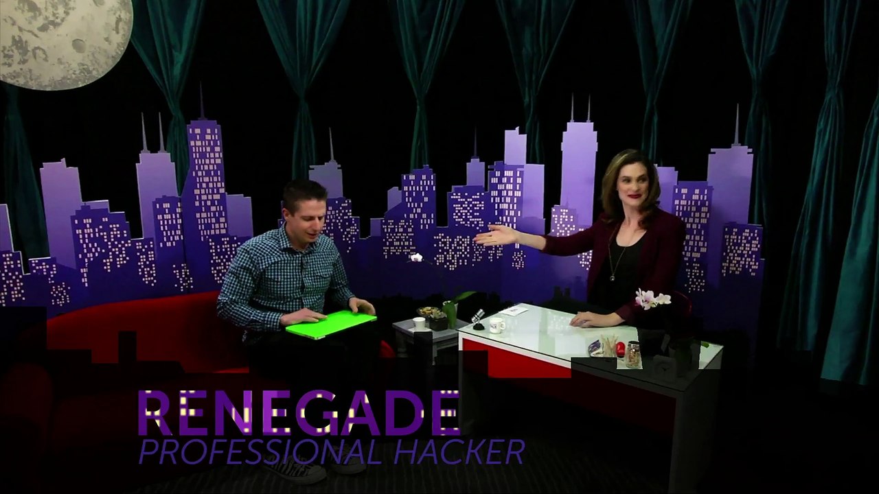 Jon Heder and Brittany Furlan on Tiny Tiny Talk Show