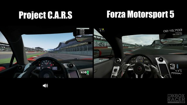 Project CARS vs Forza 5 #4 - McLaren MP4-12C à Silverstone GP