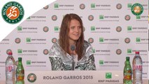 Conférence de presse Lucie Safarova Roland-Garros 2015 / Quarts de finale