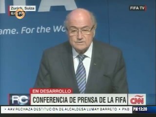Blatter renuncia a la presidencia de la Fifa