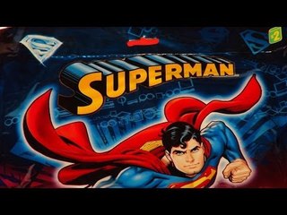 Superman Activity Playset with puzzle and markers